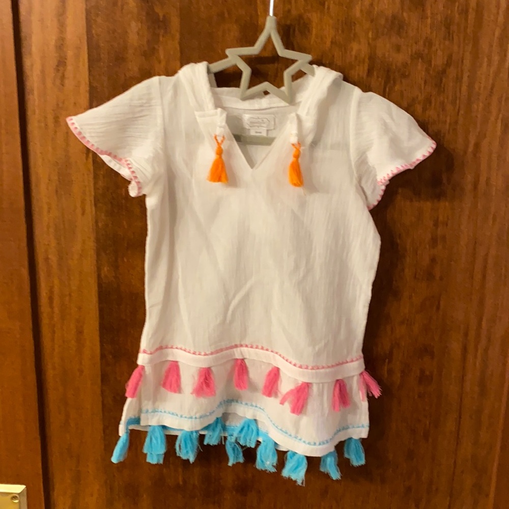 Mud pie size 12-18mo white cover up